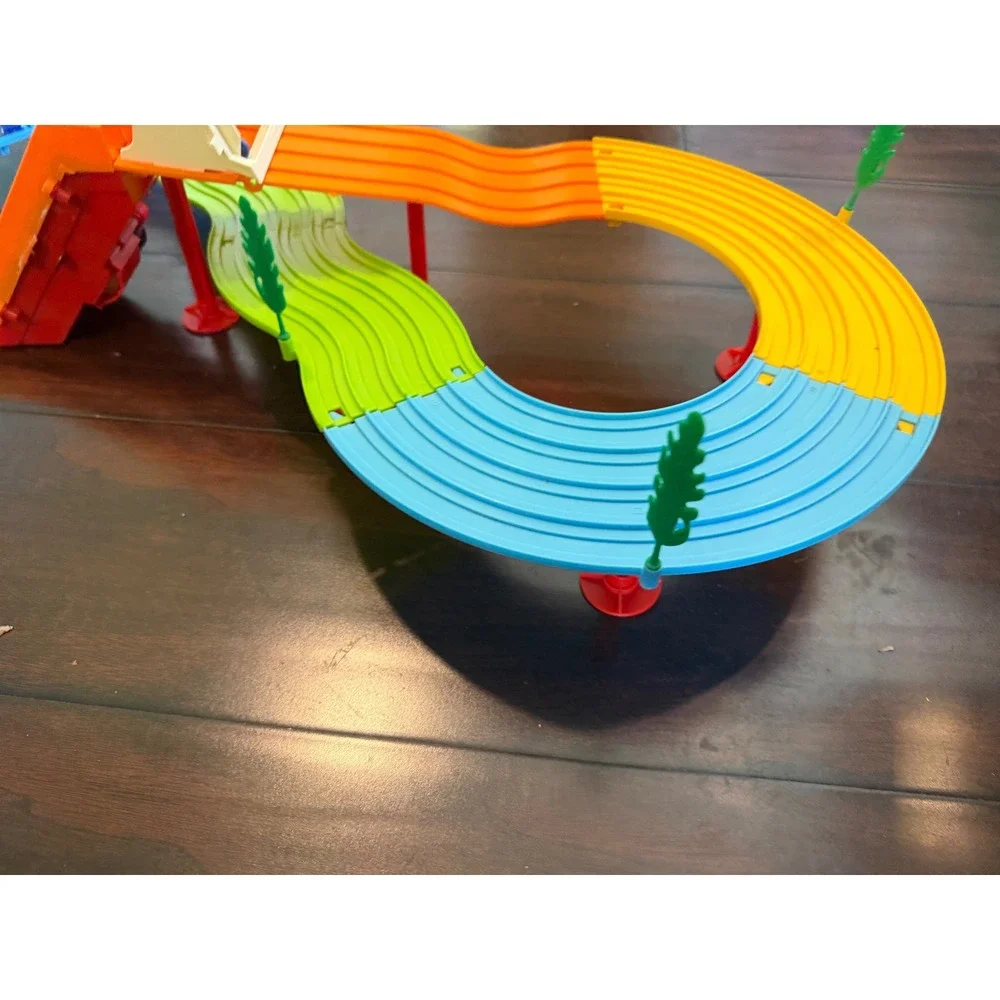 Vintage Woolworth Woolco Motor Cycle Race Track Set Japan Figure Toy 1970s AS IS